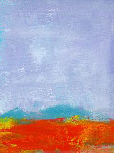 Mohnblumenfeld abstrakt