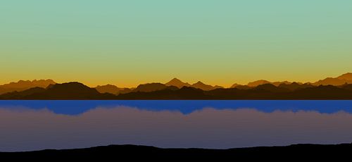 Sunset in the mountains 8