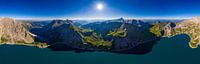 Bergsee Panorama von Denis Feiner Miniaturansicht