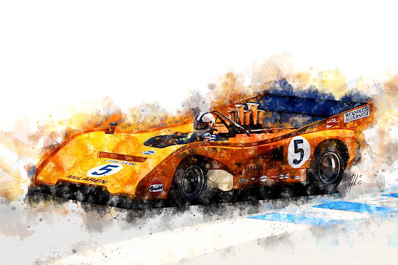 Denny Hulme, McLaren, Can Am par Theodor Decker