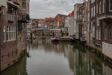 Dordrecht stadsgezicht vanaf Wijnbrug