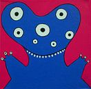 Blauw Monstertje van Studio Fantasia thumbnail
