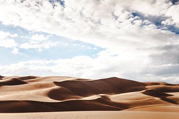 Cloudy desert