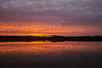 Le Heeresmeer (Nieuwe Pekela) en feu