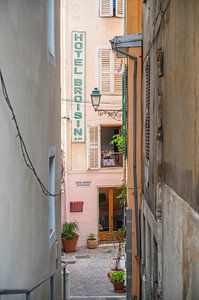 Ruelle à Aix les Bains, France