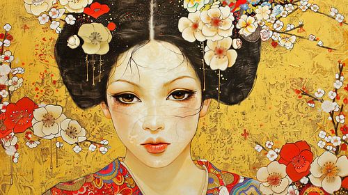 Japanese portrait picturesque