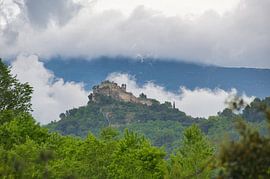 Entrechaux castle ruins in Provence by Tanja Voigt