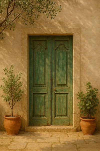 Door to the Sun - rustic charm in a Mediterranean twist by But First Framing
