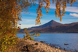 Schiehallion mountain across Loch Rannoch; Perth and Kinross; Sc by Arch White