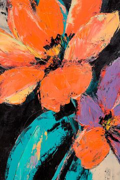 Bloeiende kleurendromen - bloemenpracht van Poster Art Shop