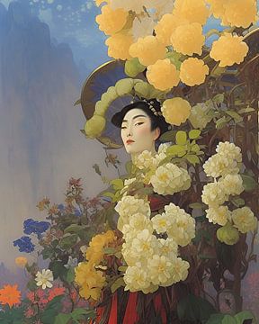 Geisha-Blumen von Nop Briex