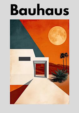Bauhaus poster art print by Niklas Maximilian