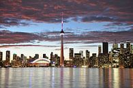 Toronto Kanada am Abend bei Sonnenuntergang von Ilona de Vries Miniaturansicht