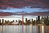 Toronto Kanada am Abend bei Sonnenuntergang
