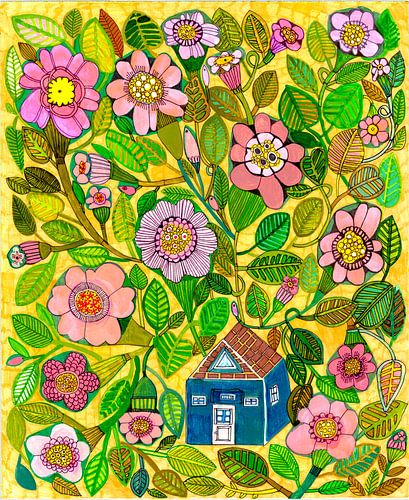 Whimsical Flower House