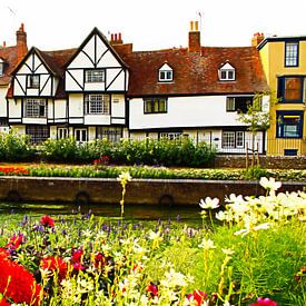 House By the Westgate Gardens - Canterbury England by Loretta's Art