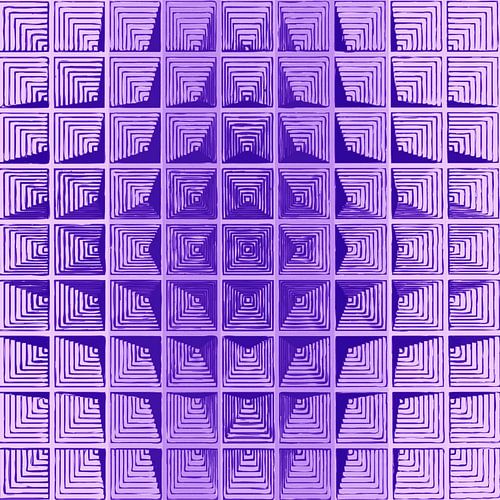 Retro abstractie geïnspireerd door Mondriaan en Panton