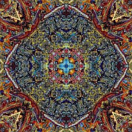 Verspielte, mikroskopische Zauberwelten in Jaspis auf Basalt von Helmut Martin - the art of stone - Steinkunst & Photographie