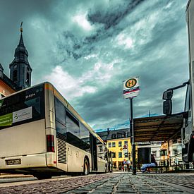 On the road in the Erzgebirge by Johnny Flash