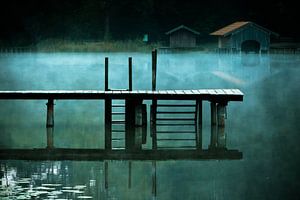 Passerelle au bord du lac Griessee