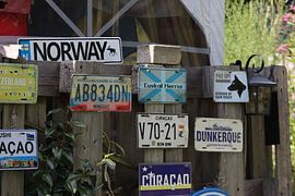 licence plate by Arie van Vugt