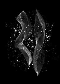 Minimal art #minimal space schwarz und weiß von JBJart Justyna Jaszke