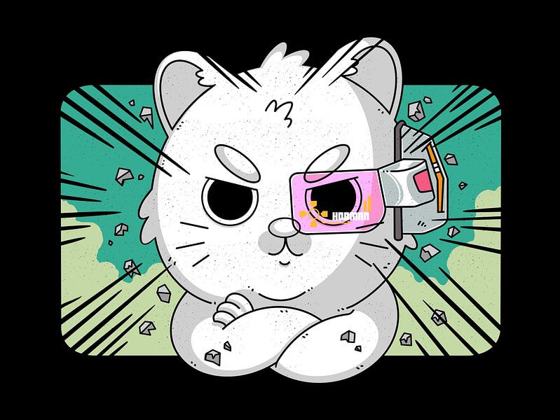 Saiyanische Katze von Artthree