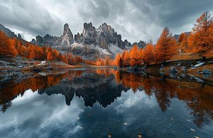 Herbstliche Pracht der Berglandschaft