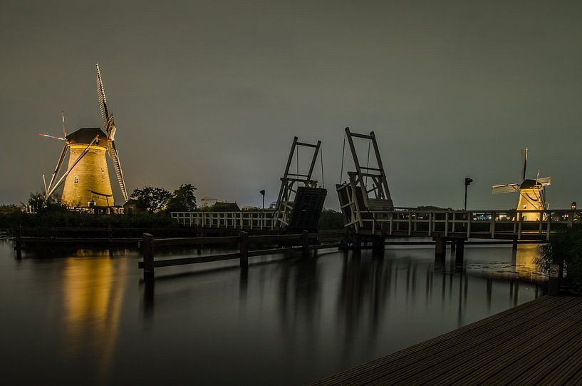 Mühle Kinderdijk Unesco-Welterbe von Alfred Benjamins