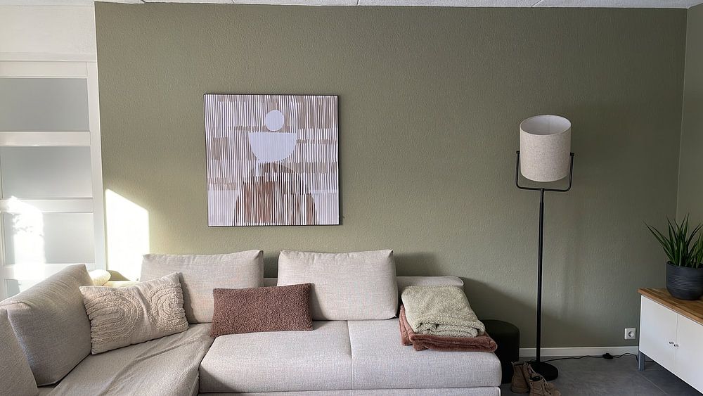 Golden Balance Japandi Abstract (Gezien bij vtwonen) van Mad Dog Art