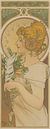 La Plume, Alphonse Mucha von Meisterhafte Meister Miniaturansicht
