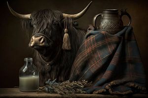 Stilleben mit einem schottischen Highlander