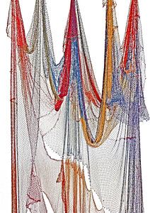 Net-Work (Fishing Net in Colours) by Caroline Lichthart
