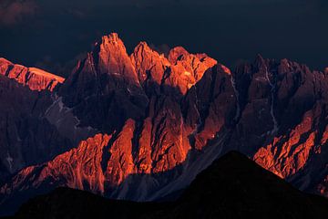 Vue des Dolomites sur Frank Peters