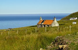 Landschaft bei Melvaig in Schottland
