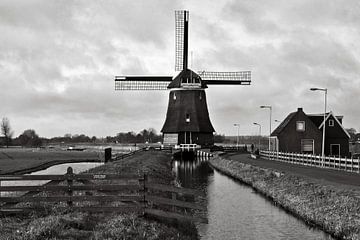 Betoverende windmolen in Noord-Holland