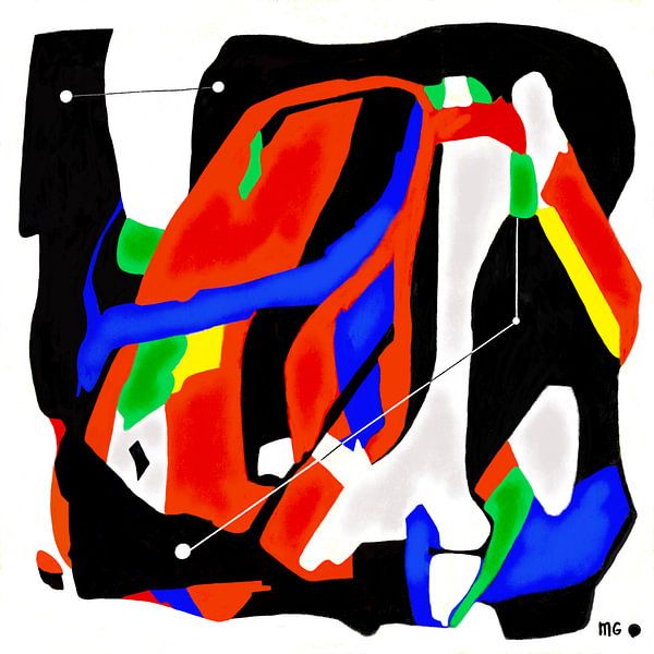 Modern. Abstract. Connection van Martin Groenhout