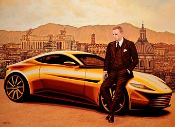 Daniel Craig dans SPECTRE en tant que James Bond sur Paul Meijering