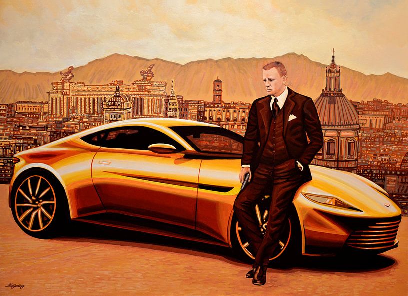 Daniel Craig in SPECTRE als James Bond van Paul Meijering
