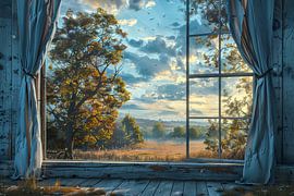 vue de la fenêtre sur Egon Zitter