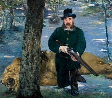 Herr Eugène Petuiset, der Löwenjäger, Édouard Manet