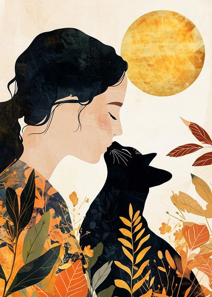 Kitty I love you #cat by JBJart Justyna Jaszke