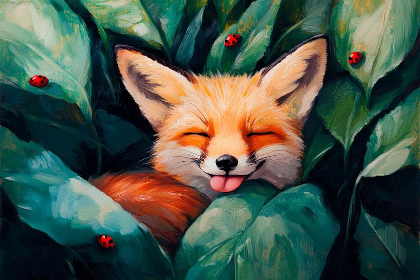 Renard dans la nature par Poster Art Shop