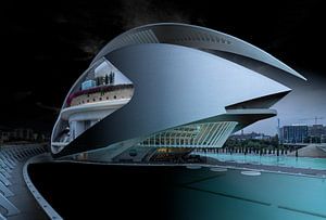 Calatrava's Opernhaus in Valencia