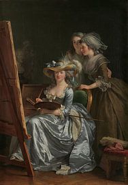 Adélaïde Labille-Guiard, Zelfportret met twee leerlingen, 1785