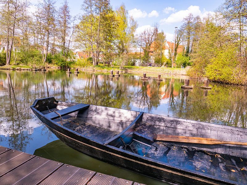Péniche en bois dans le parc naturel de Spreewald par Animaflora PicsStock