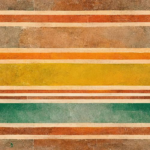 Art Deco Pattern with Earth colors #VI
