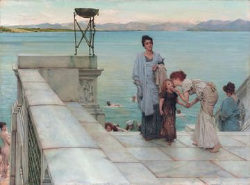 Un baiser, Lawrence Alma-Tadema sur Atelier Liesjes