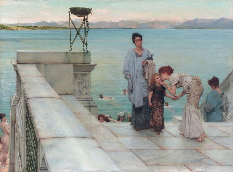 A Kiss, Lawrence Alma-Tadema by Atelier Liesjes