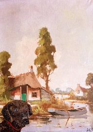 At the boat by Aat Kuijpers